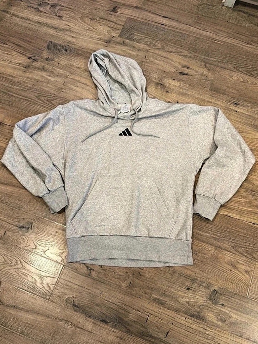 adidas Future Icons Logo Graphic Hoodie Gray
